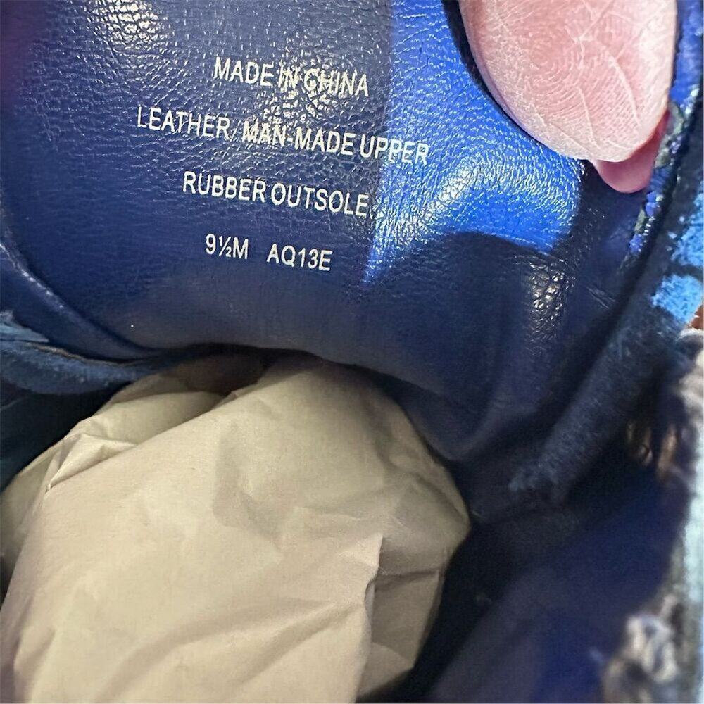 Michael Kors Glam Studded Women's sapphire Suede High Top Sneakers Size 9.5‎ - Picture 10 of 11